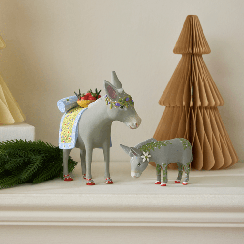 Nativity Mother & Baby Donkey Figures - My Christmas