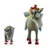 Nativity Mother & Baby Donkey Mini Figures - My Christmas