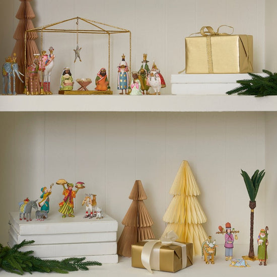 Nativity Mother & Baby Donkey Mini Figures - My Christmas