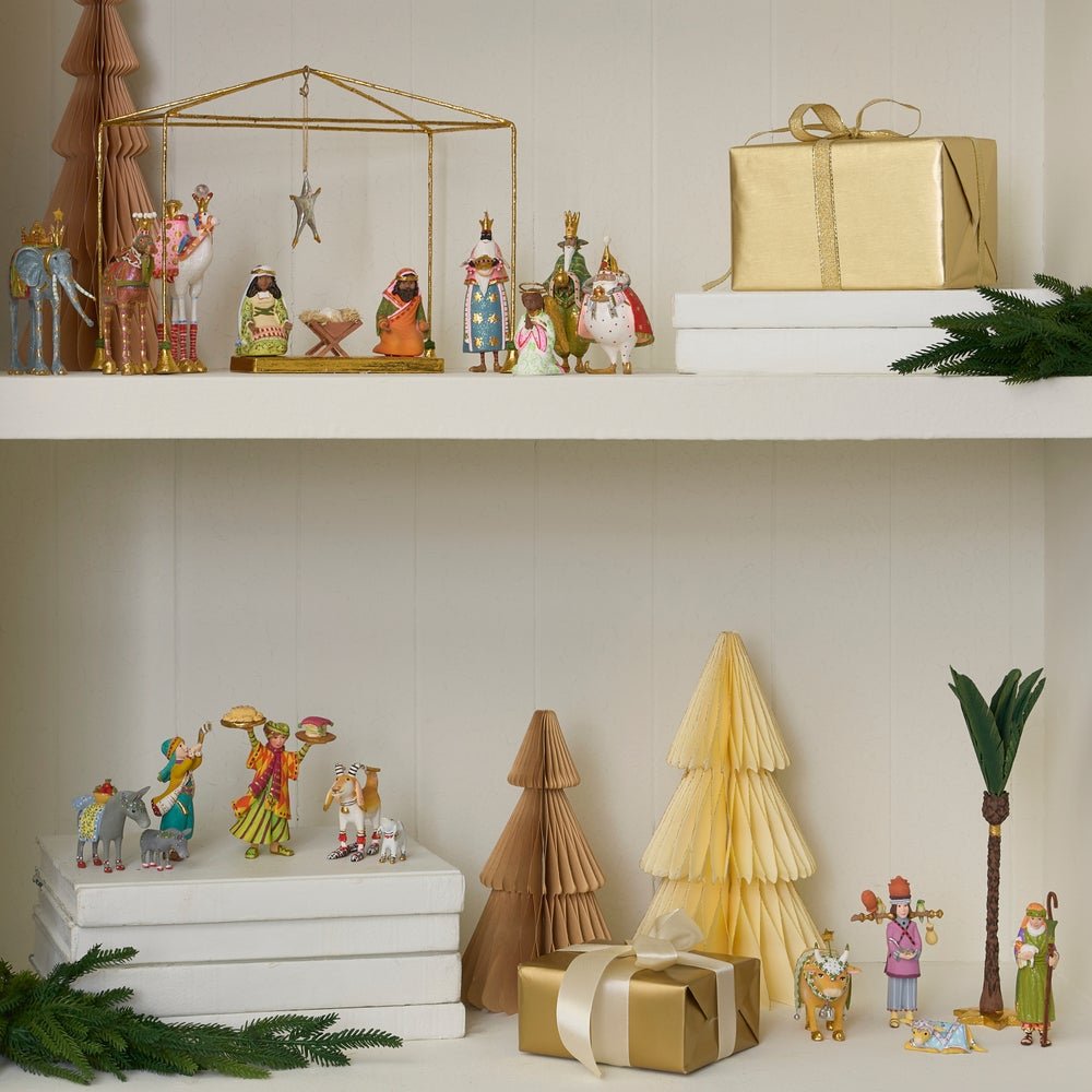 Nativity Mother & Baby Donkey Mini Figures - My Christmas