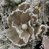 Natural and White Magnolia with Clip - My Christmas