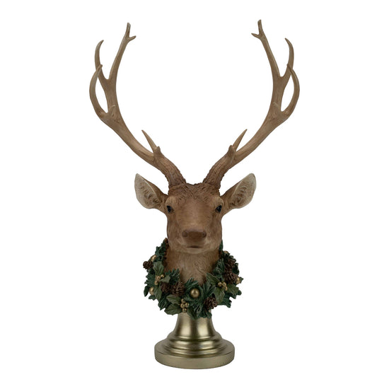 Natural Deer Bust - My Christmas