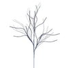 Navy Glitter Wispy Twig Spray - My Christmas