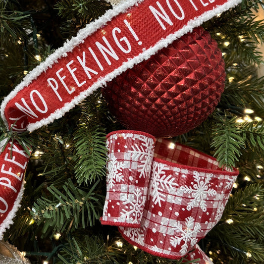 No Peeking Ribbon - My Christmas