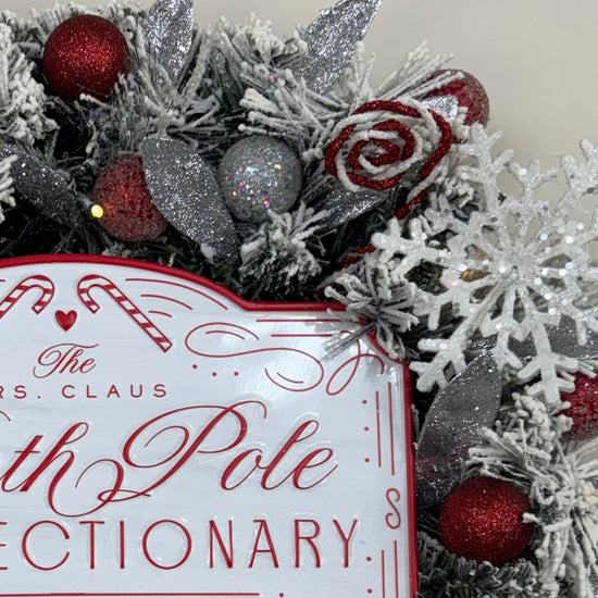 North Pole Confectionary Wreath - 45cm - My Christmas