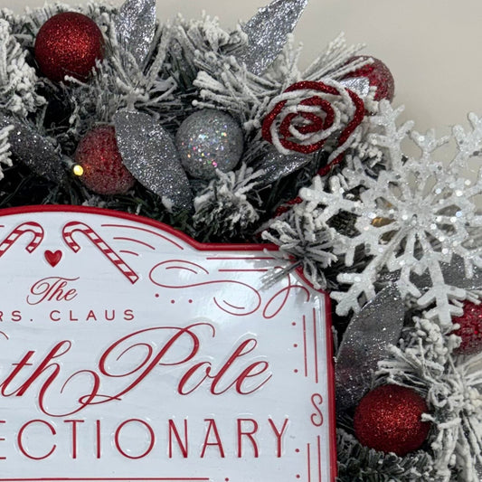 North Pole Confectionary Wreath - 45cm - My Christmas