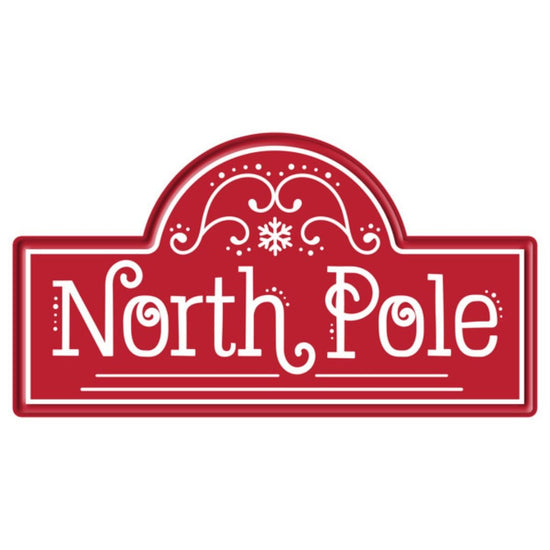 North Pole Street Sign - My Christmas