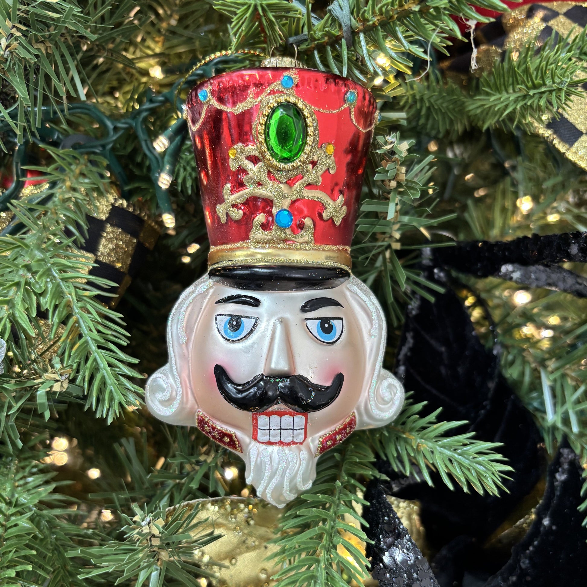 Nutcracker Head Ornament - Assorted - My Christmas
