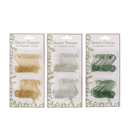 Ornament Hooks - Pack of 40 - Assorted - My Christmas