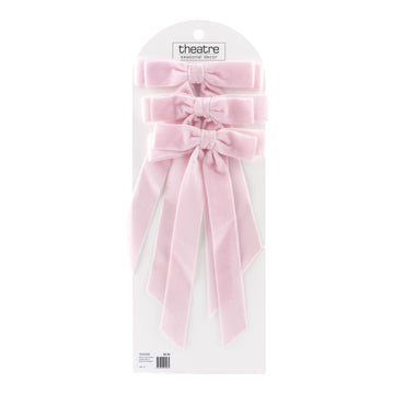 Pale Pink Double Bow - Set of 3 - My Christmas