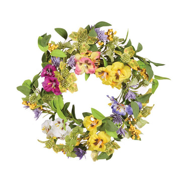Pansy Wreath - Small - My Christmas