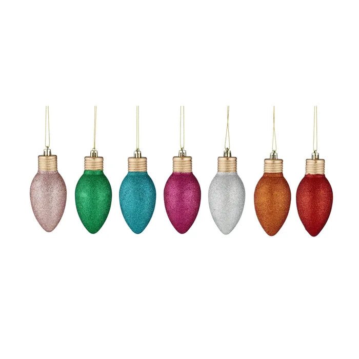 Party Light Baubles - Set of 7 - My Christmas