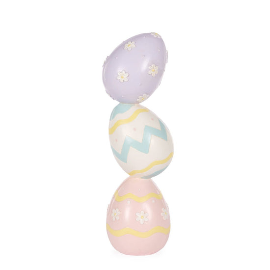 Pastel Balancing Egg Stack - My Christmas