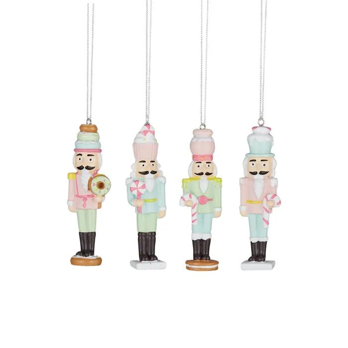 Pastel Nutcracker Ornaments - Set of 4 - My Christmas