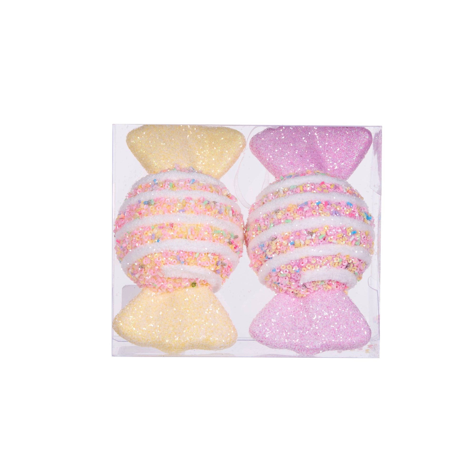 Pastel Sprinkles Wrapped Lollies - Pack of 2 - My Christmas