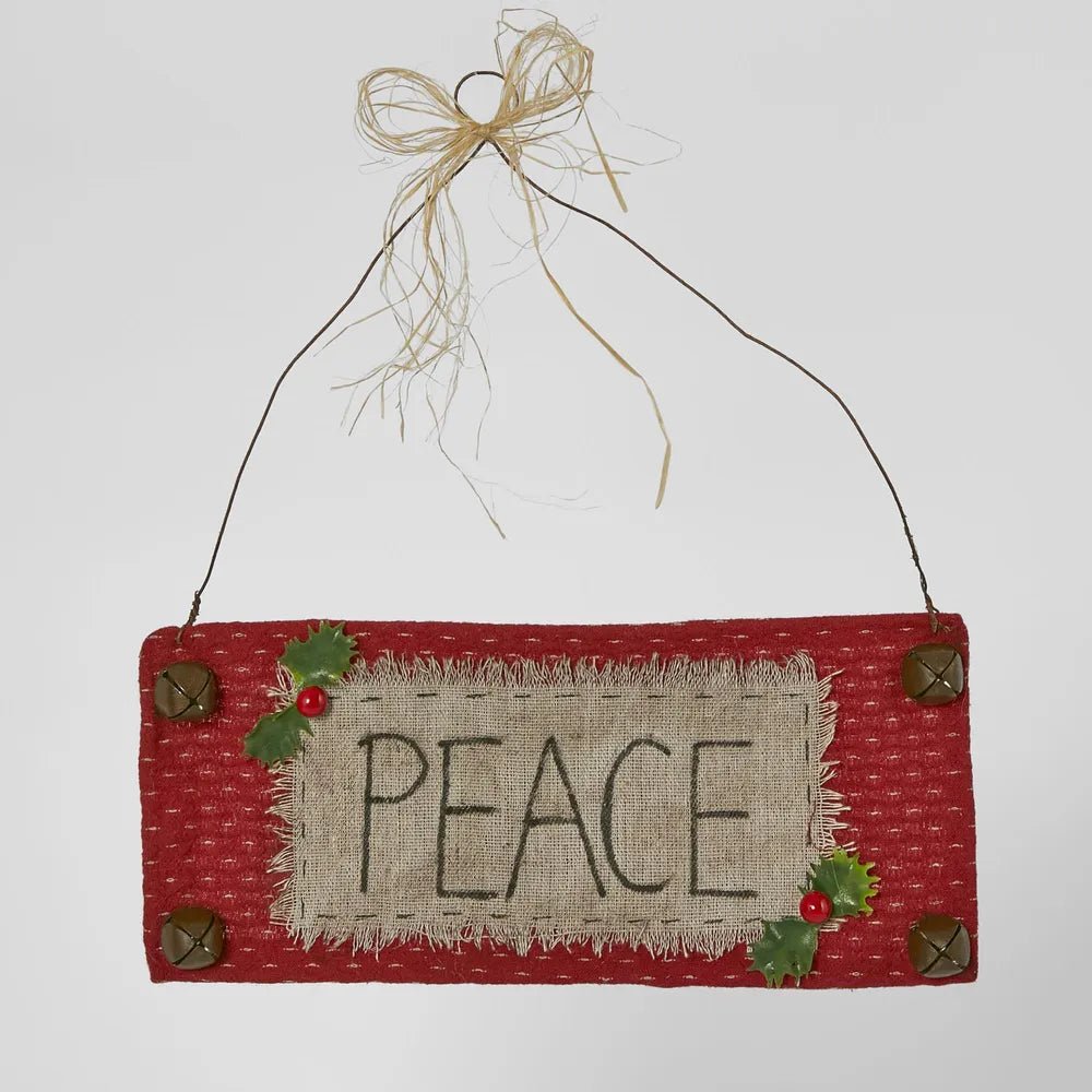 Peace Hanging Sign - My Christmas