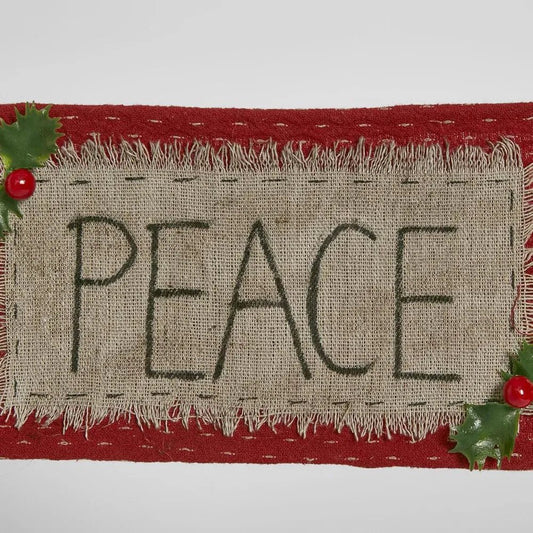 Peace Hanging Sign - My Christmas