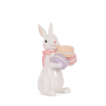 Peachy Bunny with Macarons - My Christmas