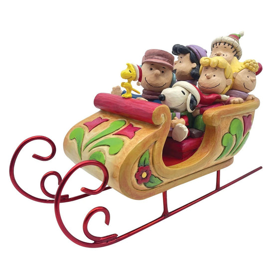 Peanuts - Snoopy and Friends in Sleigh - My Christmas