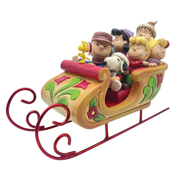 Peanuts - Snoopy and Friends in Sleigh - My Christmas