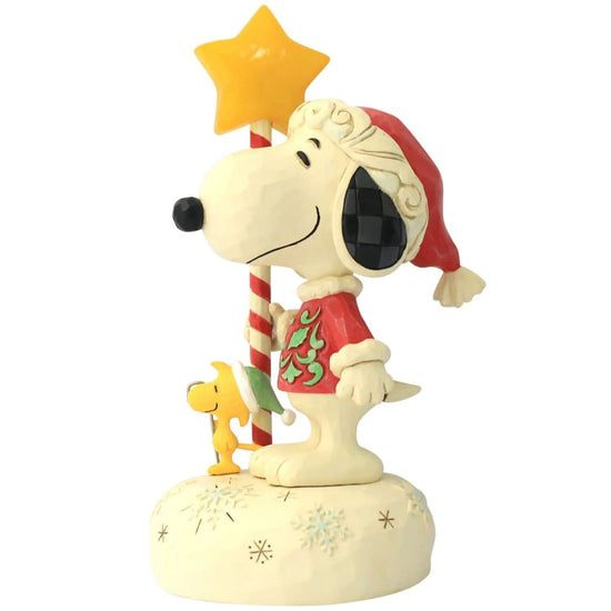 Peanuts - Snoopy with LED Star Staff - My Christmas