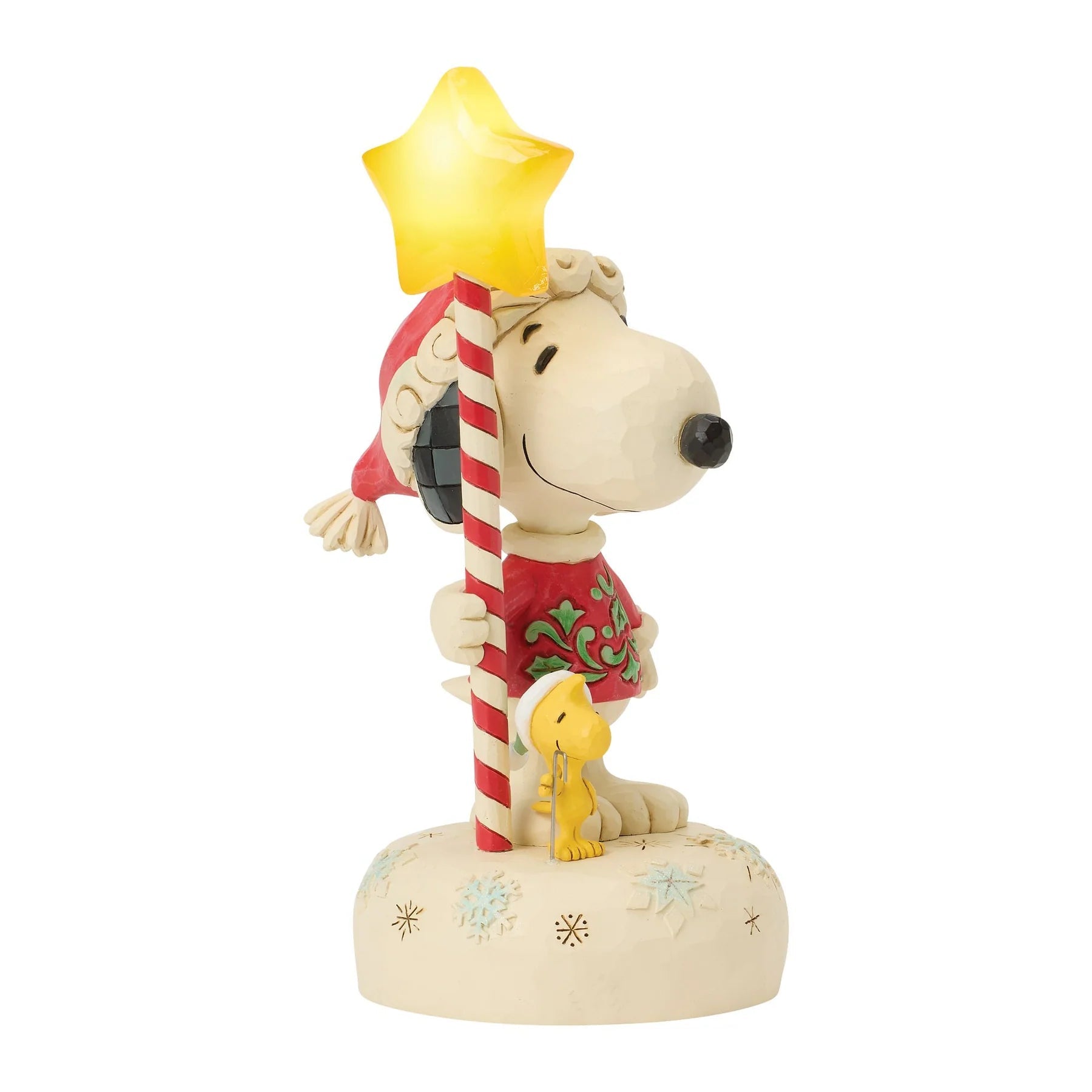 Peanuts - Snoopy with LED Star Staff - My Christmas