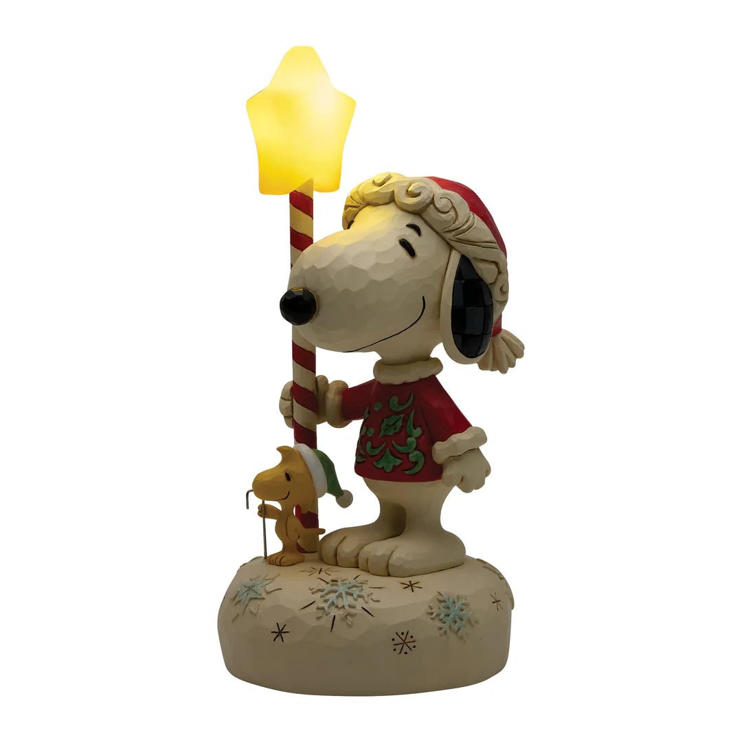 Peanuts - Snoopy with LED Star Staff - My Christmas