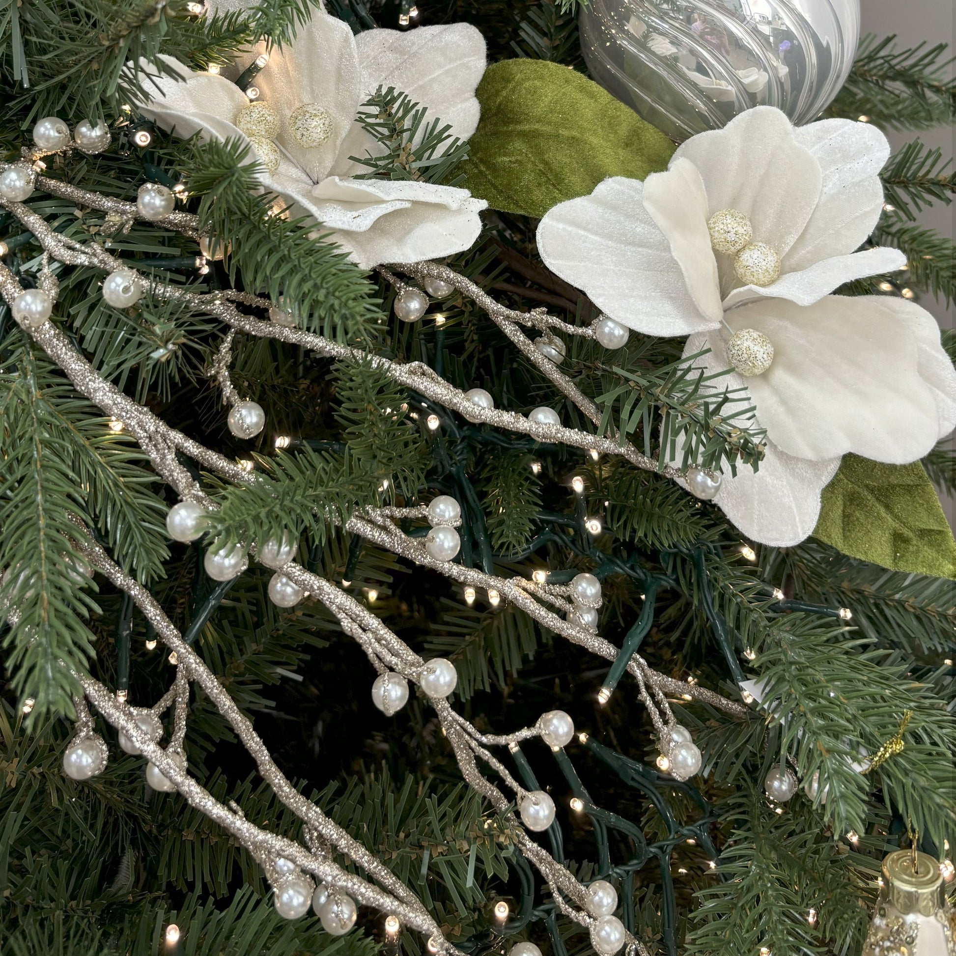 Pearl Bead Spray - My Christmas