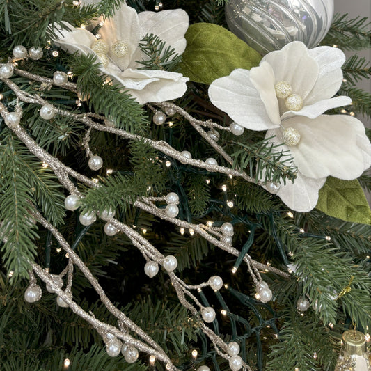 Pearl Bead Spray - My Christmas