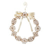 Pearl Brooch Wreath Ornament - Medium - My Christmas