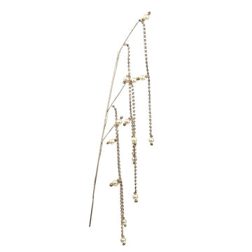 Pearl Drop Spray with 5 Diamonte Strands - My Christmas