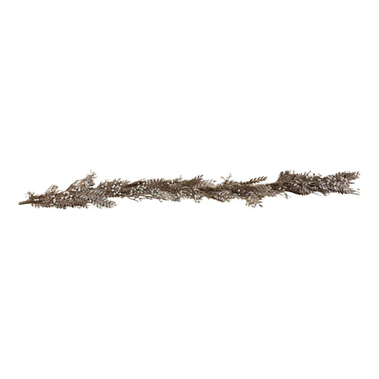 Pearl Gold Leaf Garland - 167cm - My Christmas