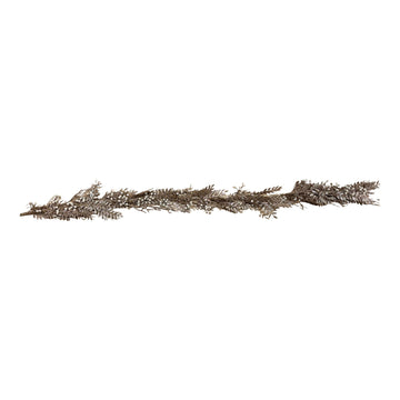 Pearl Gold Leaf Garland - 167cm - My Christmas