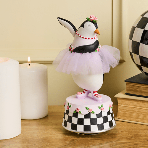 Penguin Ballerina Music Box - My Christmas