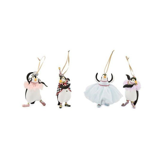 Penguins En Pointe Mini Ornaments - Set of 4 - My Christmas