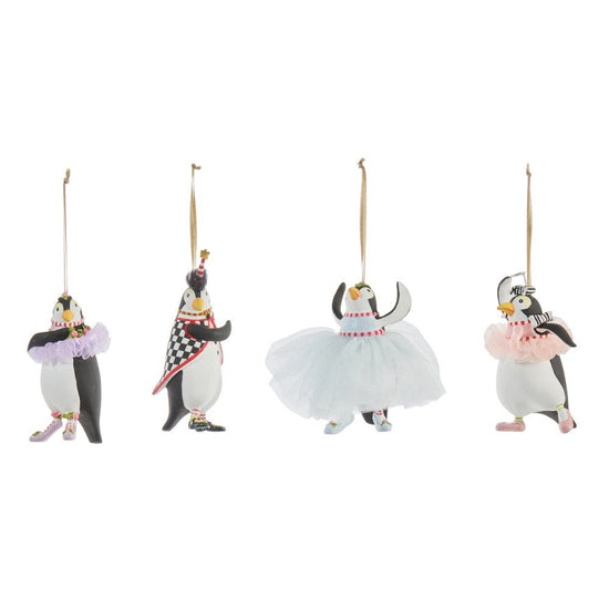 Penguins En Pointe Ornaments - Set of 4 - My Christmas