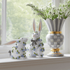 Periwinkle Peony Sitting Rabbit - My Christmas