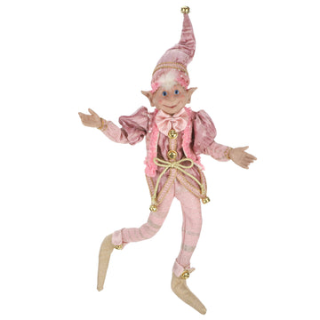 Pink and Champagne Elf - Large - My Christmas