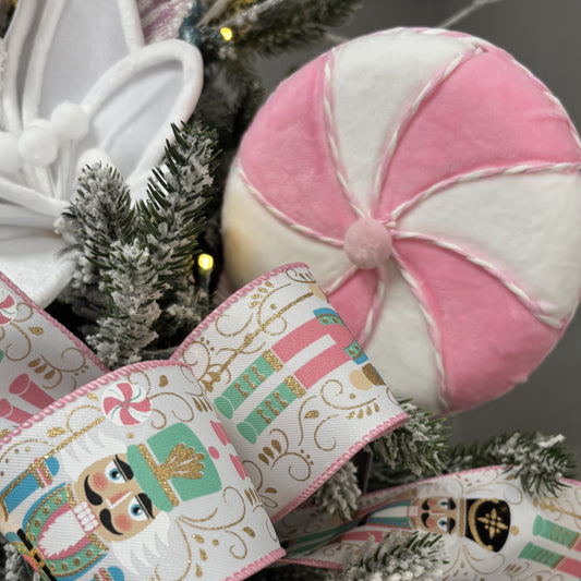 Pink and White Lollipop - My Christmas