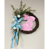 Pink Bunny Wreath - My Christmas