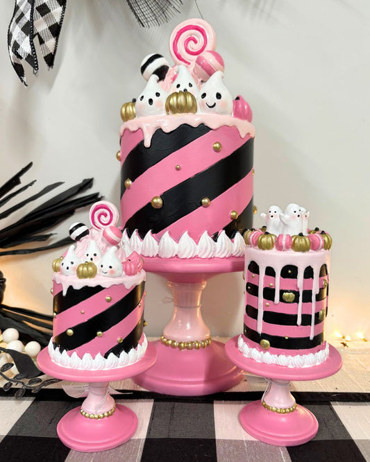 Pink Candy Lollipops Cake - My Christmas