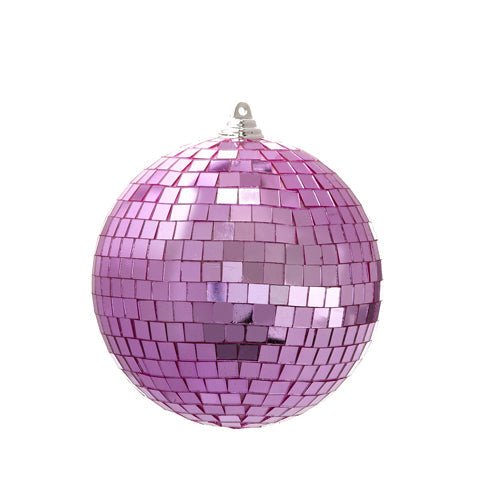 Pink Disco Ball Bauble - 15cm - My Christmas