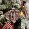 Pink Glitter Glass Onion - My Christmas