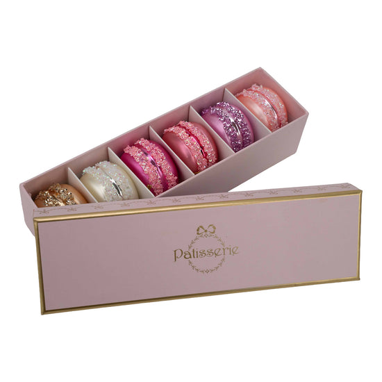Pink Hues Macaron Hanging Ornaments - Set of 7 - My Christmas