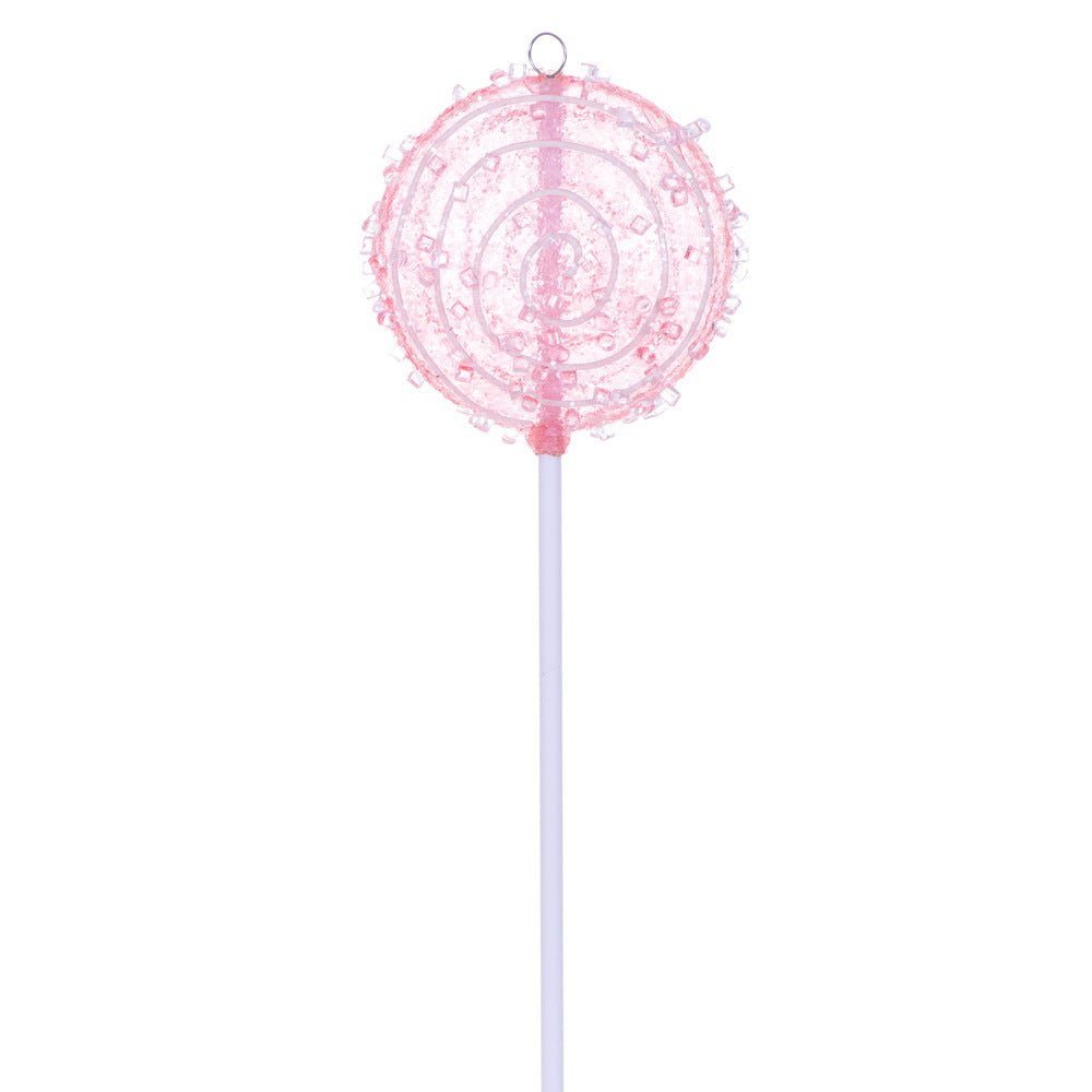 Pink Icy Sugar Lollipop - My Christmas