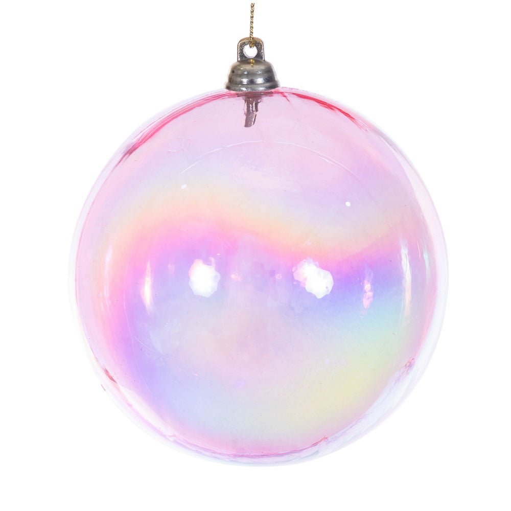 Pink Iridescent Bauble - My Christmas