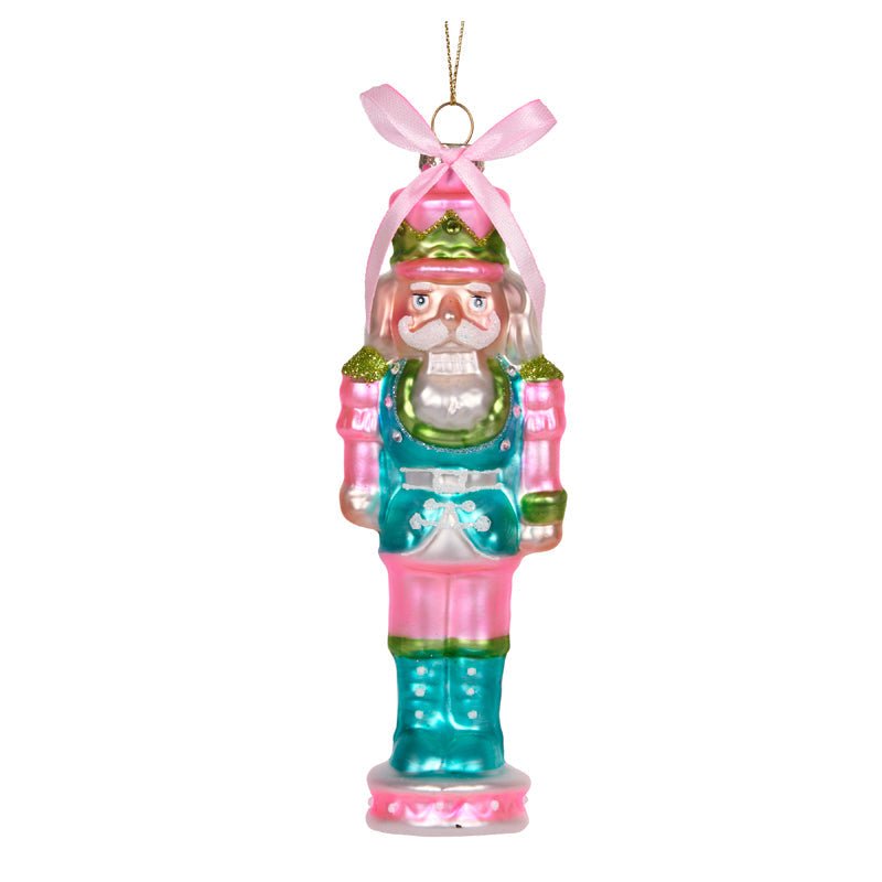 Pink Retro Joy Nutcracker Ornament - My Christmas