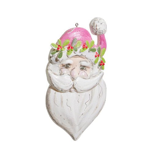 Pink Santa Ornament - My Christmas