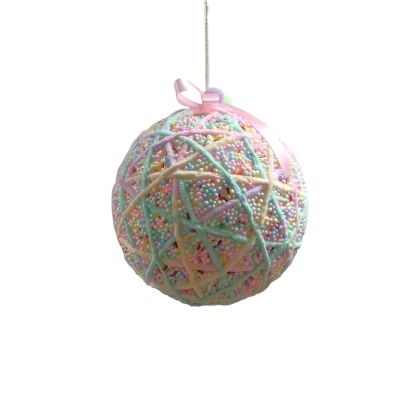 Pink Sprinkle Bauble - 25cm - My Christmas