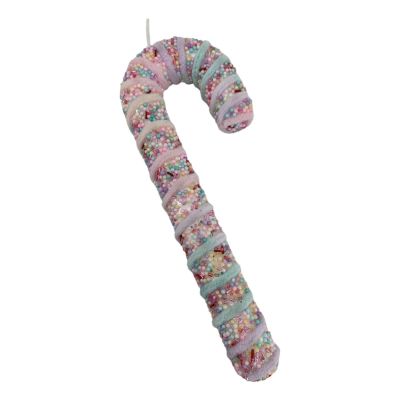 Pink Sprinkle Candy Cane - 34cm - My Christmas